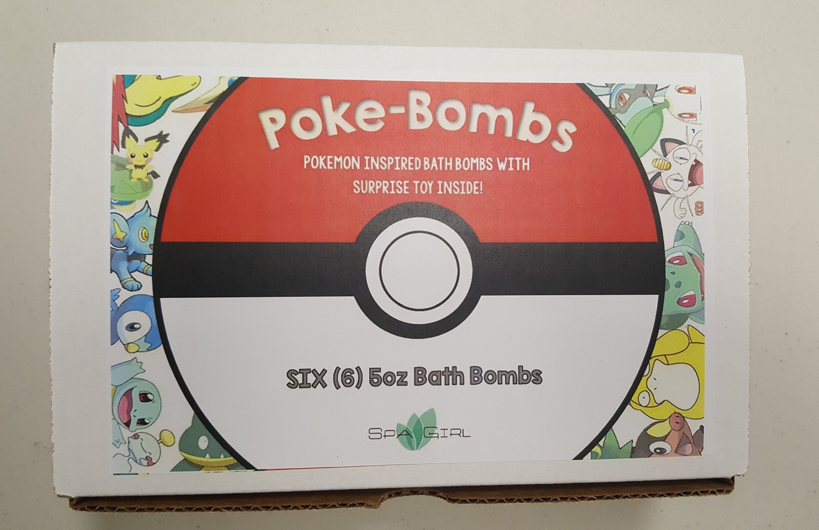 POKEMON Bath Bombs For Kids With Surprise Toys Inside (Pokemon