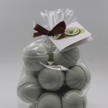 14 bath bombs in Coconut, Lime, Verbena, gift bag bath fizzies, great for dry skin, shea, cocoa, 7 ultra rich oils