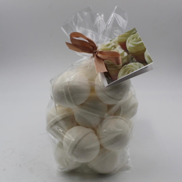 14 bath bombs (Buttercream Cupcake) gift bag bath fizzies, great for kids...and adults too