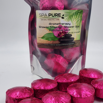 8 Aromatherapy Shower Bombs 1.6 oz each 100% Natural/Organic Essential Oils-Transform your shower-Transform your mood (select dropdown menu)